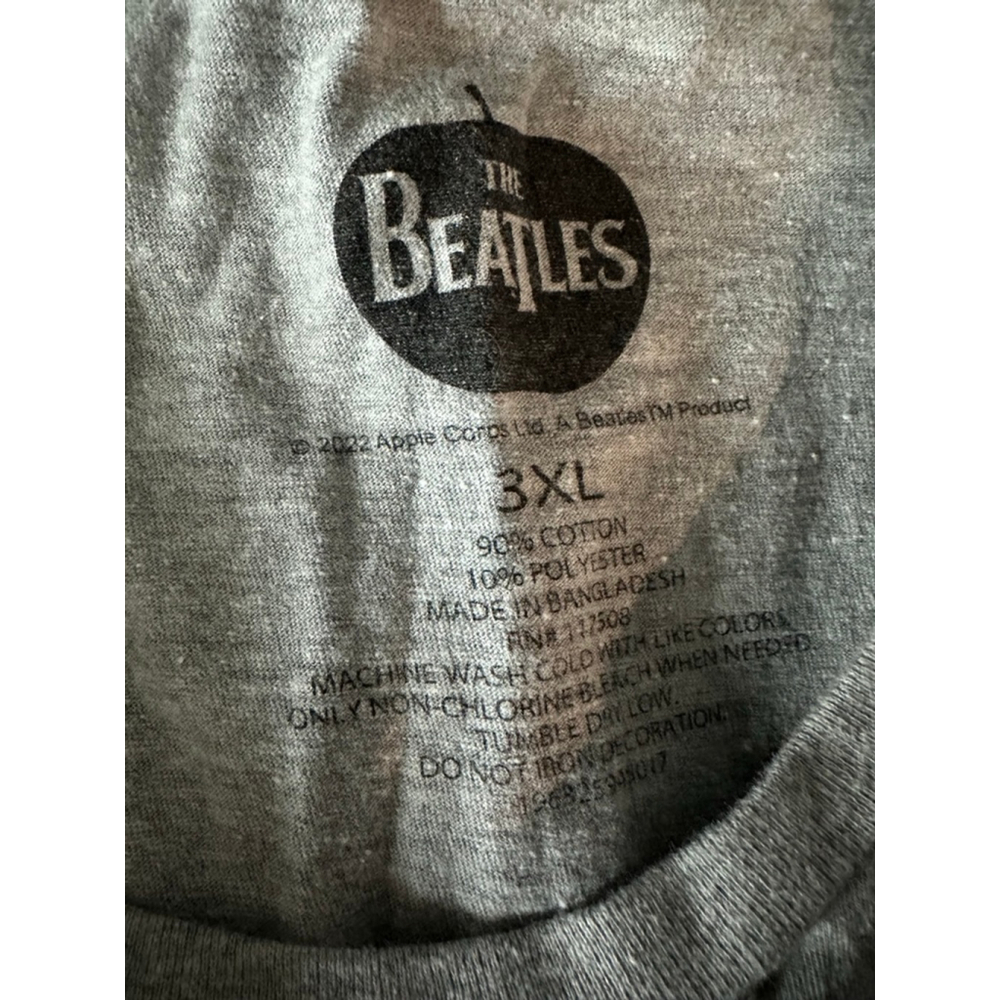 The Beatles Abbey Road Graphic Grey 3XL Short Sleeve Tee - Picture 3 of 3